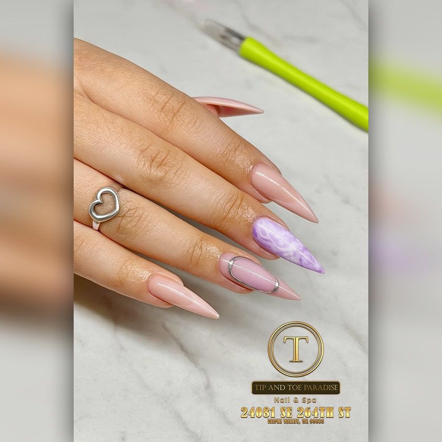 Beautiful Nails at Tip & Toe Paradise